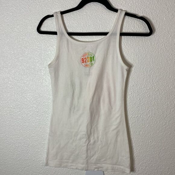 Coachella 92201 Indio CA Womens white tank- Size Small - Picture 4 of 5
